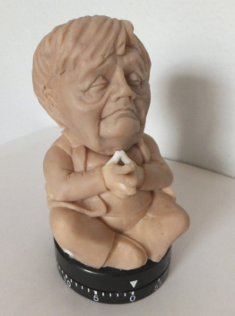 Merkel als Eieruhr