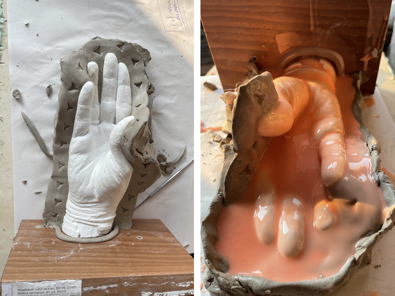 Foto: Sven Väth Hand: zwei Fotos