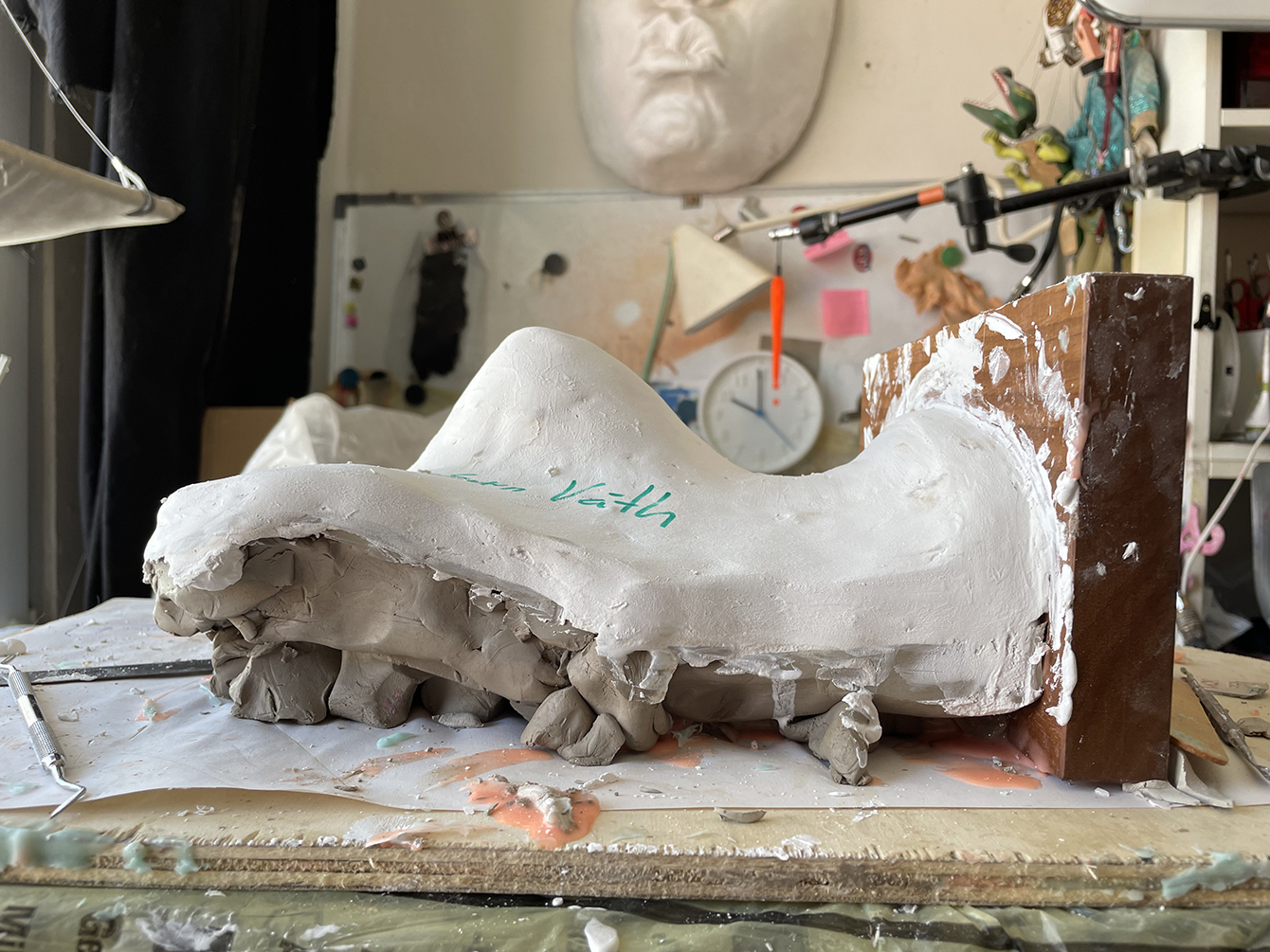 Foto: Sven Väth Hand: Silikonnegativ