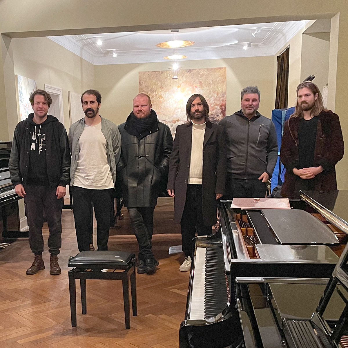 Gruppenfoto: Six Pianos